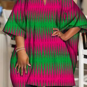 Vibrant Pink and Green Women's Top AKA colors